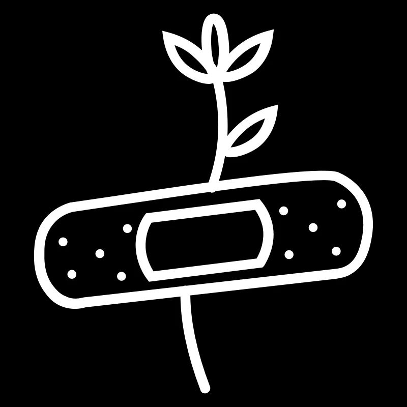 Blümchen mit Pflaster