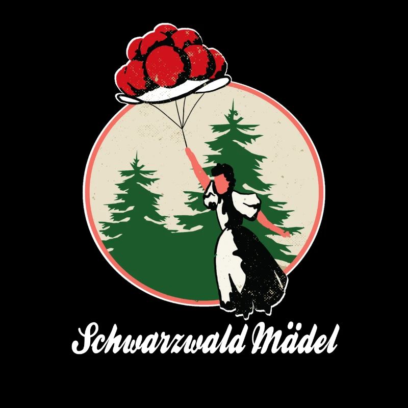 Schwarzwald Mädel,Bollenhut,Tracht Luftballon,FUN