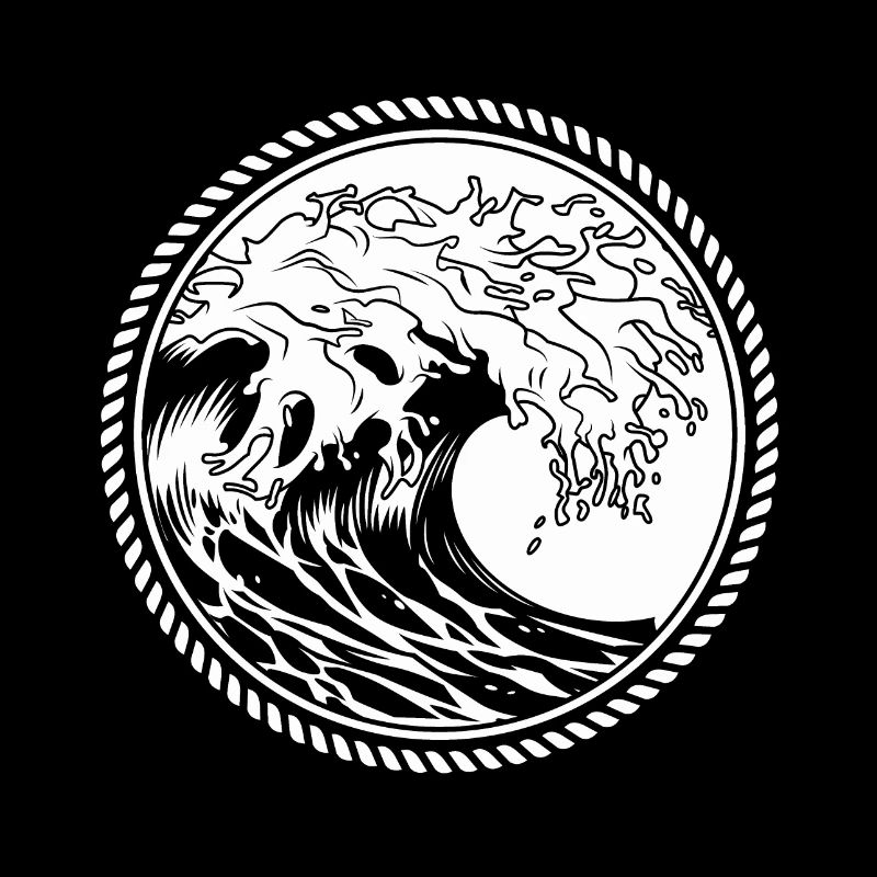 Wave Design sea sailors emblems