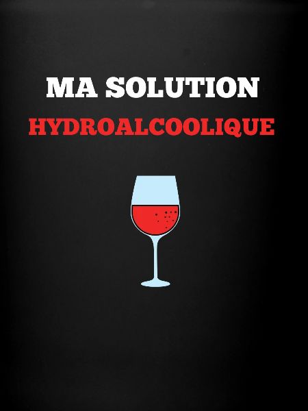 Ma solution hydroalcoolique vin