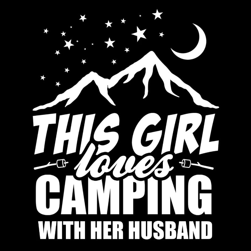 Cette fille adore le camping avec son mari