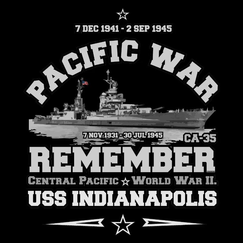 Remember USS Indianapolis CA35 - US NAVY WW2