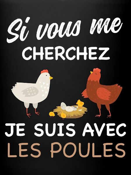 Tshirt poule humour