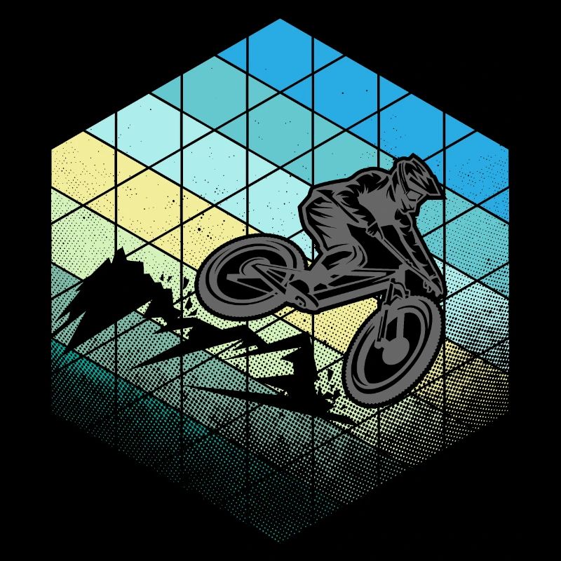 descente hexagone gris