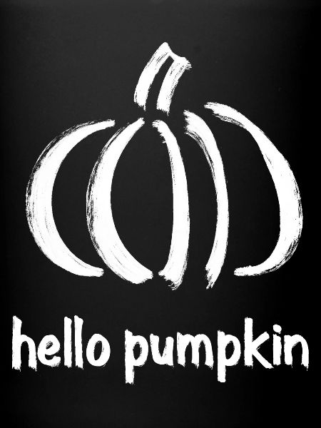 Hello pumpkin - white