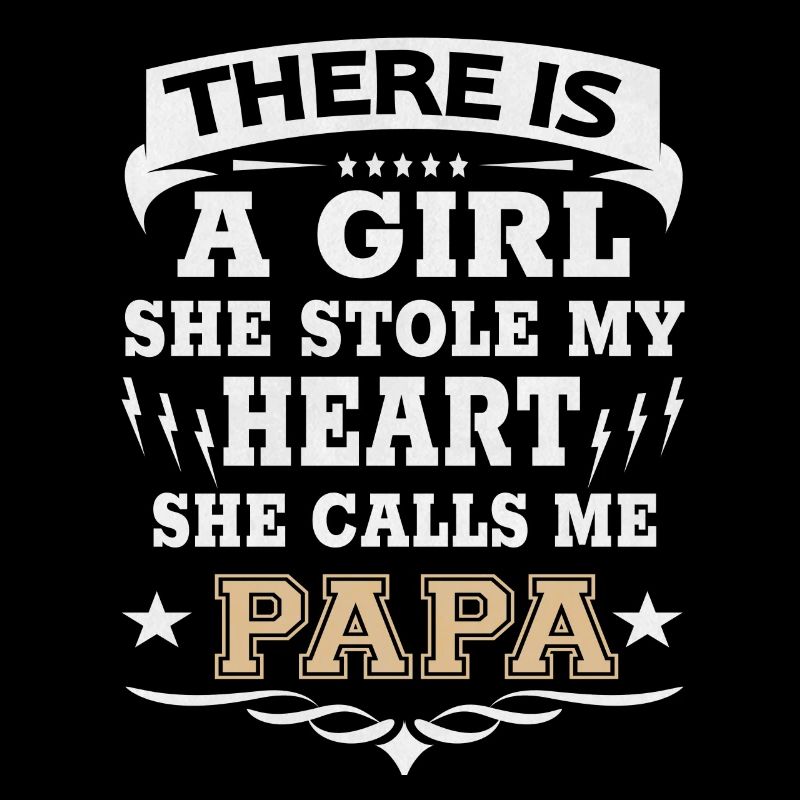 Da Gibt Es Ein Mädchen Herz Stolzer Papa Tochter