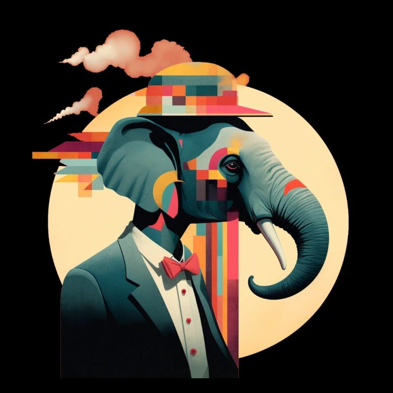 Psychodelic elephant