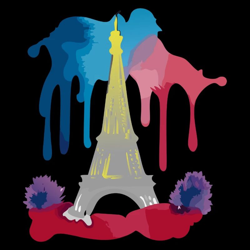 Tour Eiffel colorée