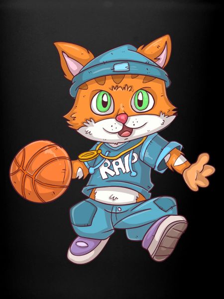 Chat de basket-ball