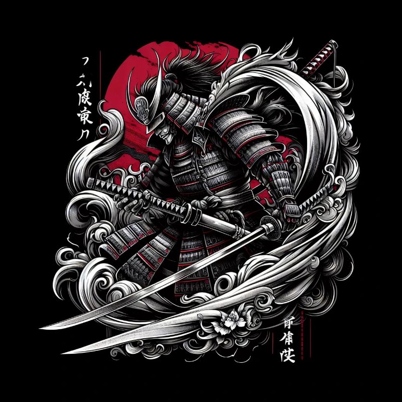 Japanese Samurai Ronin Warrior Shirt