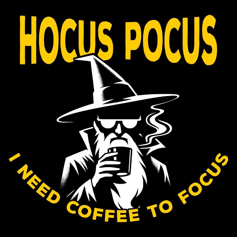 Hocus Pocus, j’ai besoin de café pour me concentrer