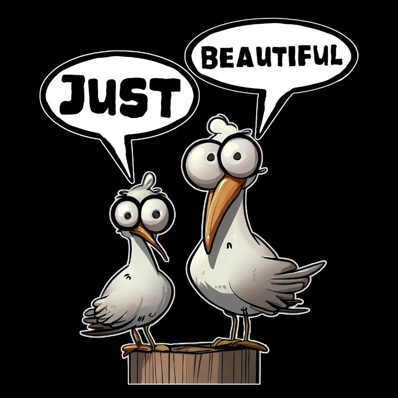 Möwe Einfach Schön Spruch