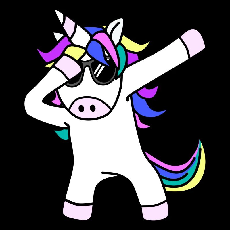 Dabbing Einhorn