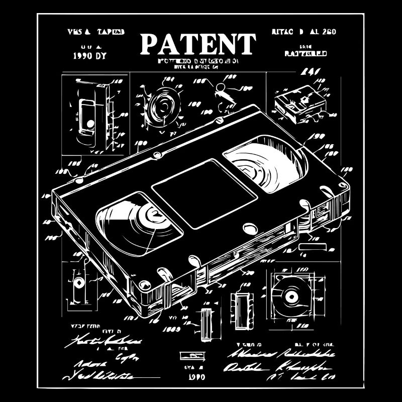conception de cassette VHS vintage
