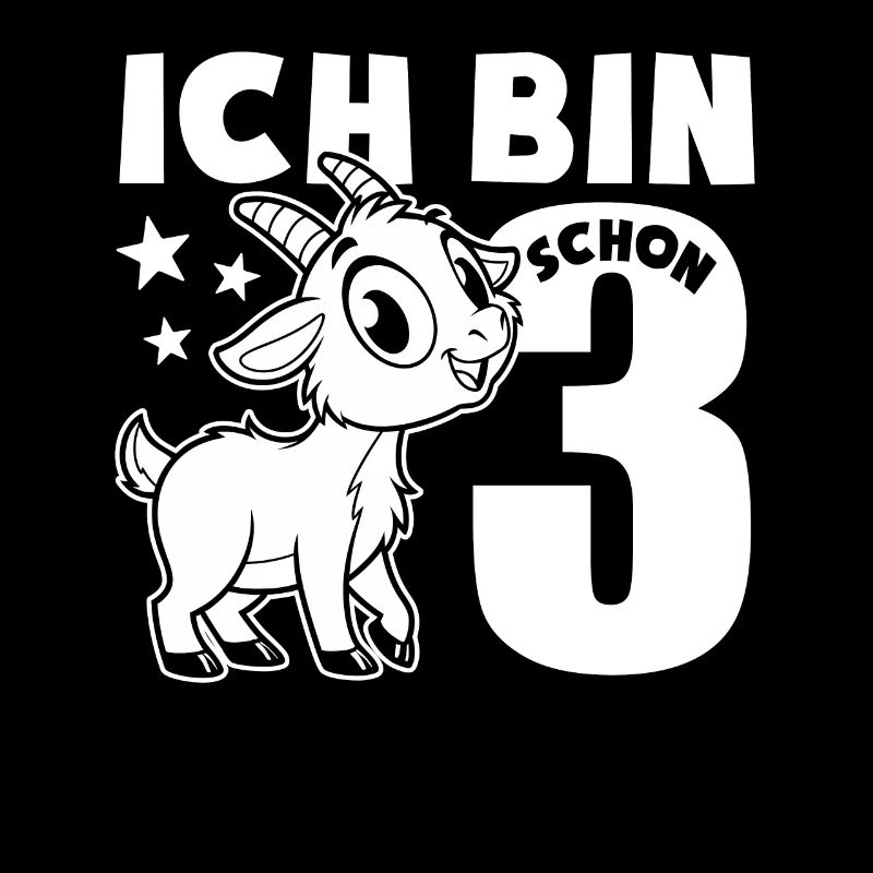 Ich bin schon 3 Geburtstag - niedlich
