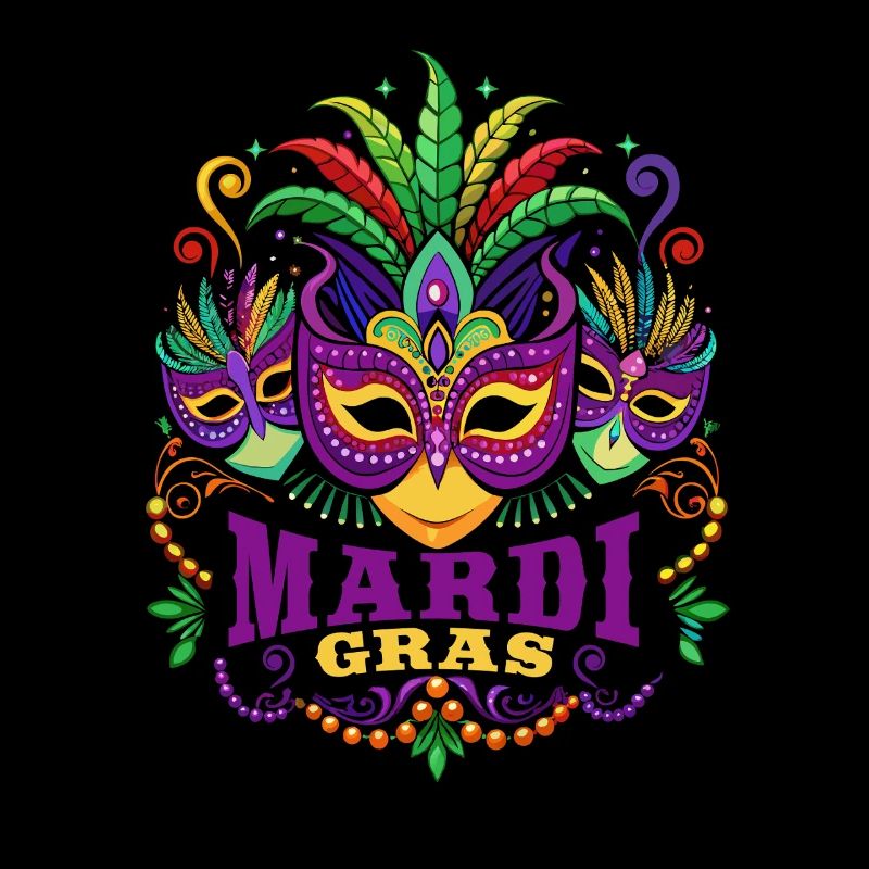 Mardi Gras - Karneval - Maske - Geschenk