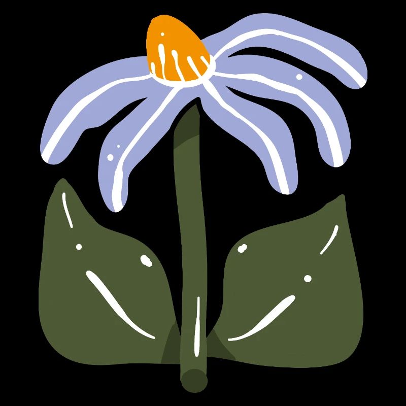 Stilisierte Wildblume