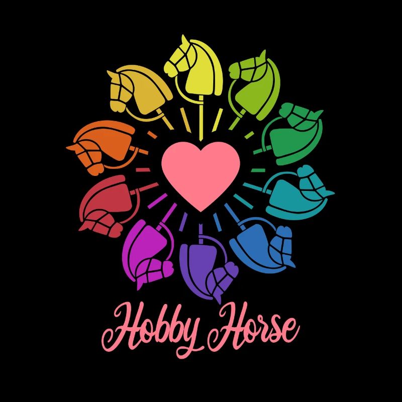 Cheval de loisir - Cheval de loisir - Equitation - Arc-en-ciel
