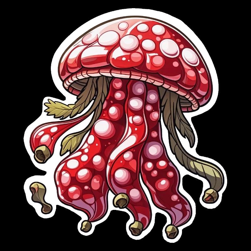 Méduse framboise