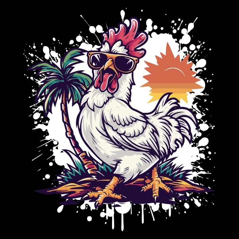 Rooster Island Palm Tree