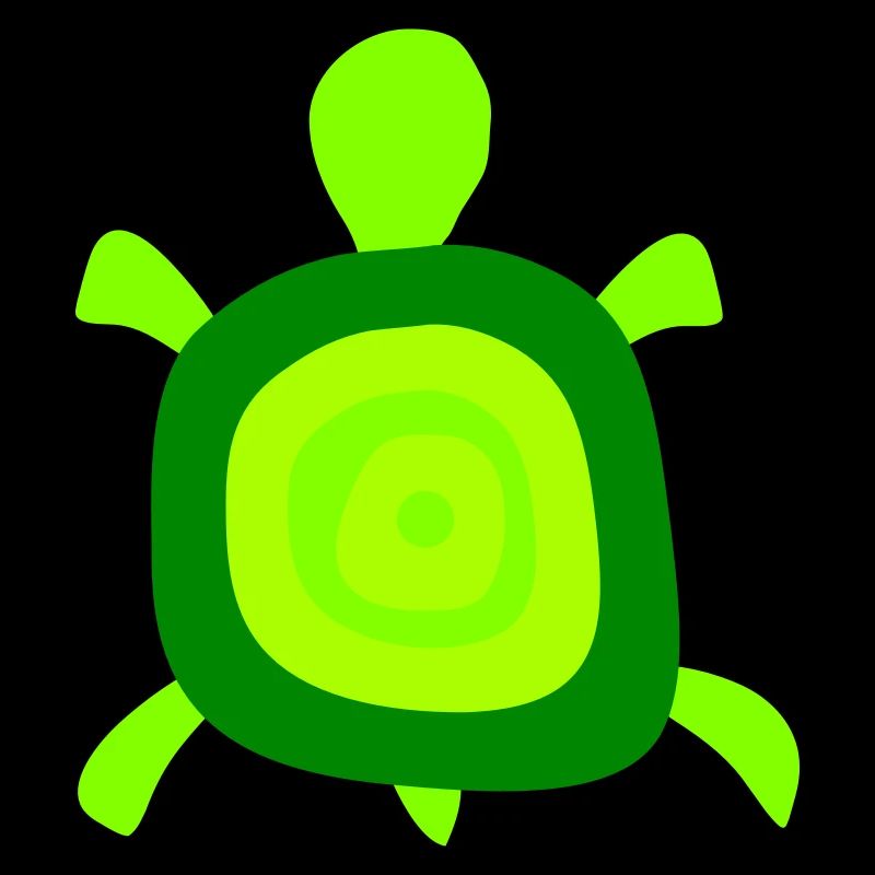 Turtle Turtle Shell Circles Tank Logo