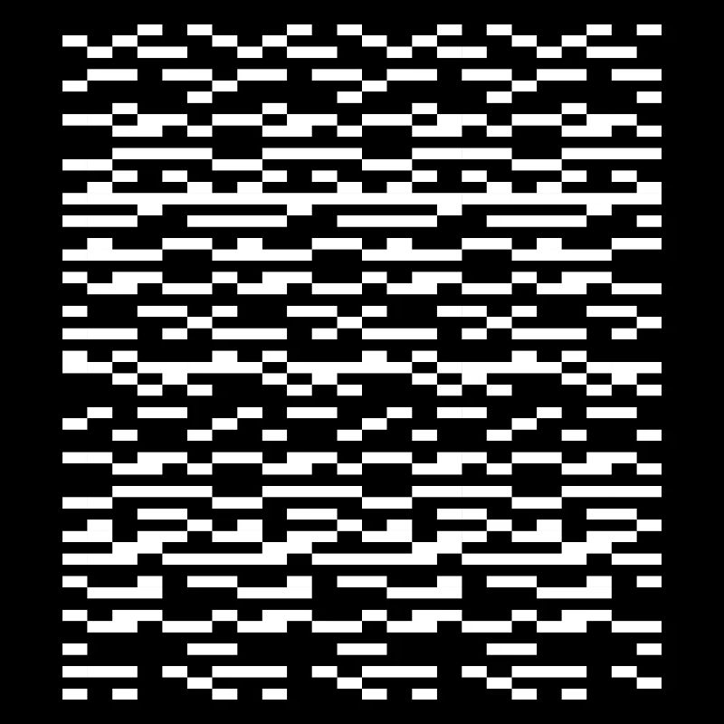 Glitch Grid Monochrome Pattern