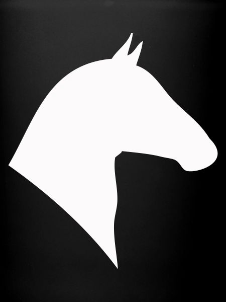 Silhouette Tête De Cheval