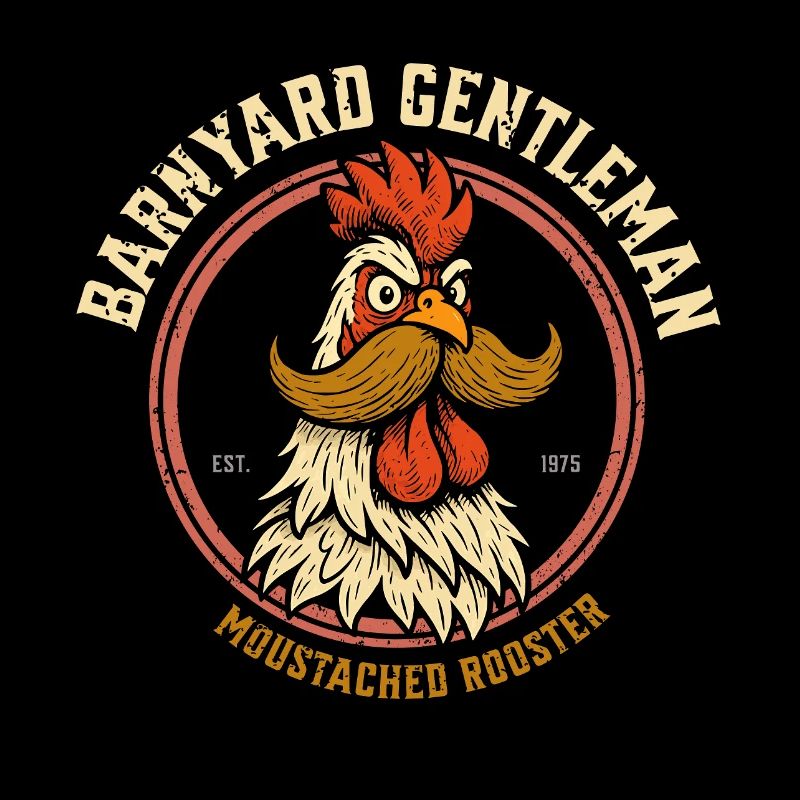 The Mustached Rooster