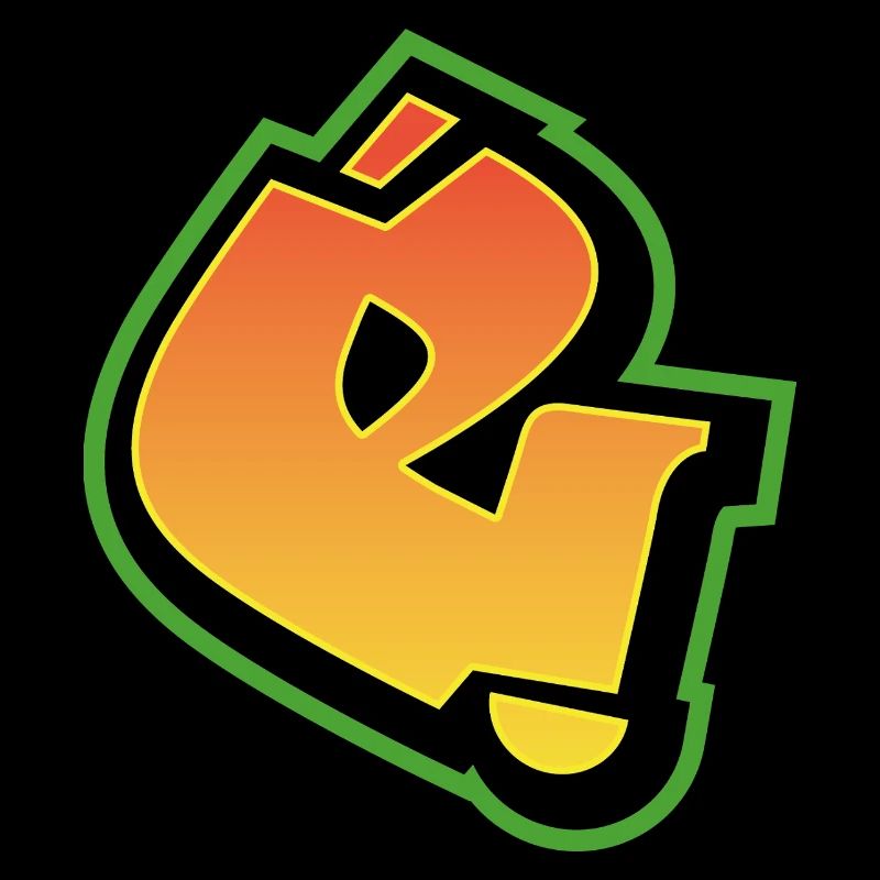 Graffiti-Schrift Wildstyle 01 Buchstabe 'e'