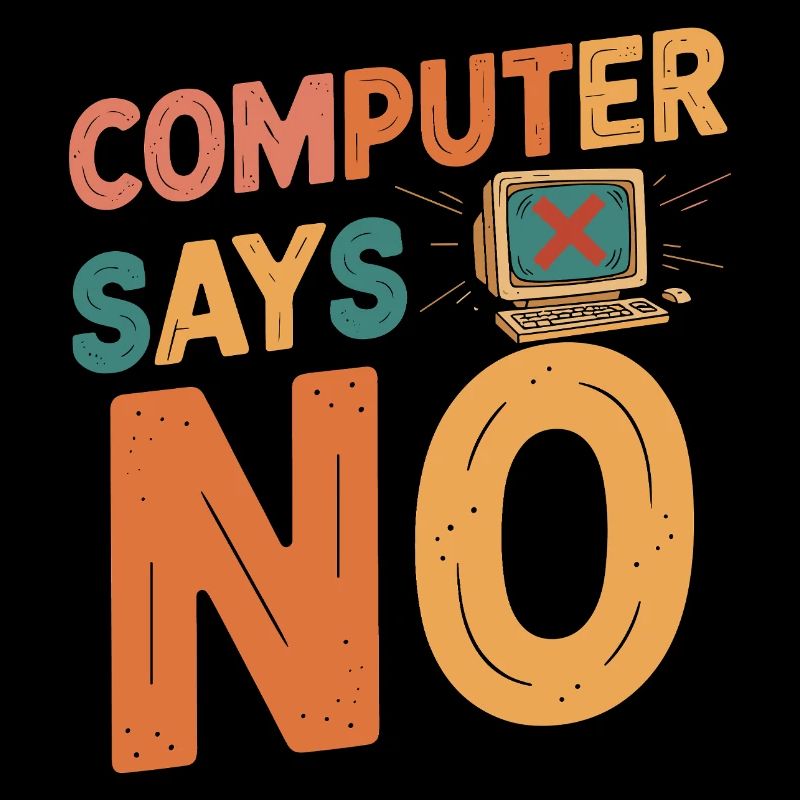 Retro Computer sagt Nein
