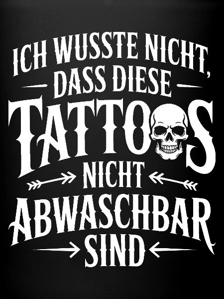 Tatouages non lavables : Déclaration