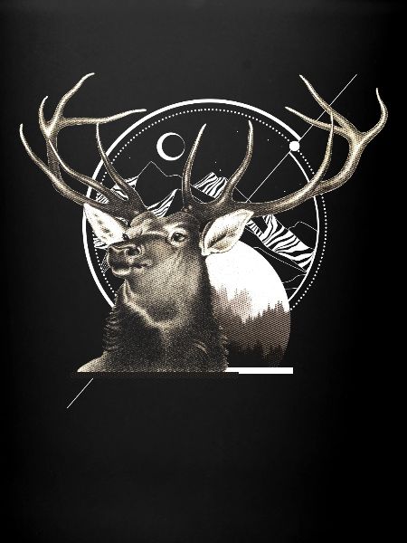 Mountain Deer Graphic