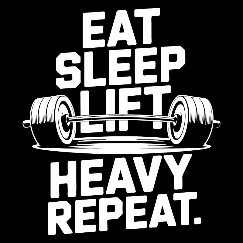 Levée de musculation Prise de muscle Manger Dormir Soulever lourd