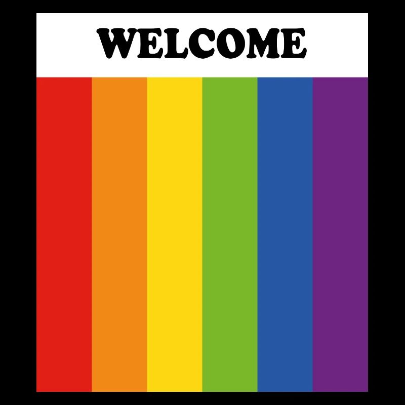 LGBT-Willkommen – sicherer Raum – schwuler Verbündeter