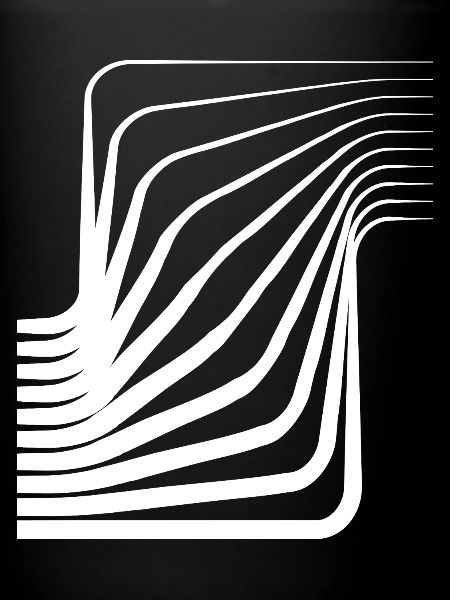 Ondes courbes monochromes