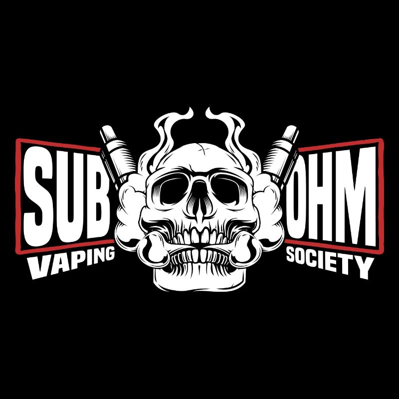crâne de vape sous ohm avec chemise de batterie