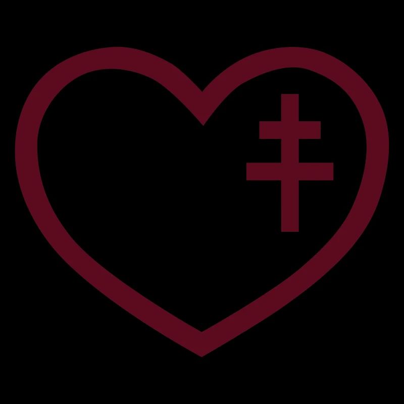 Herz Lothringen - vectoriale