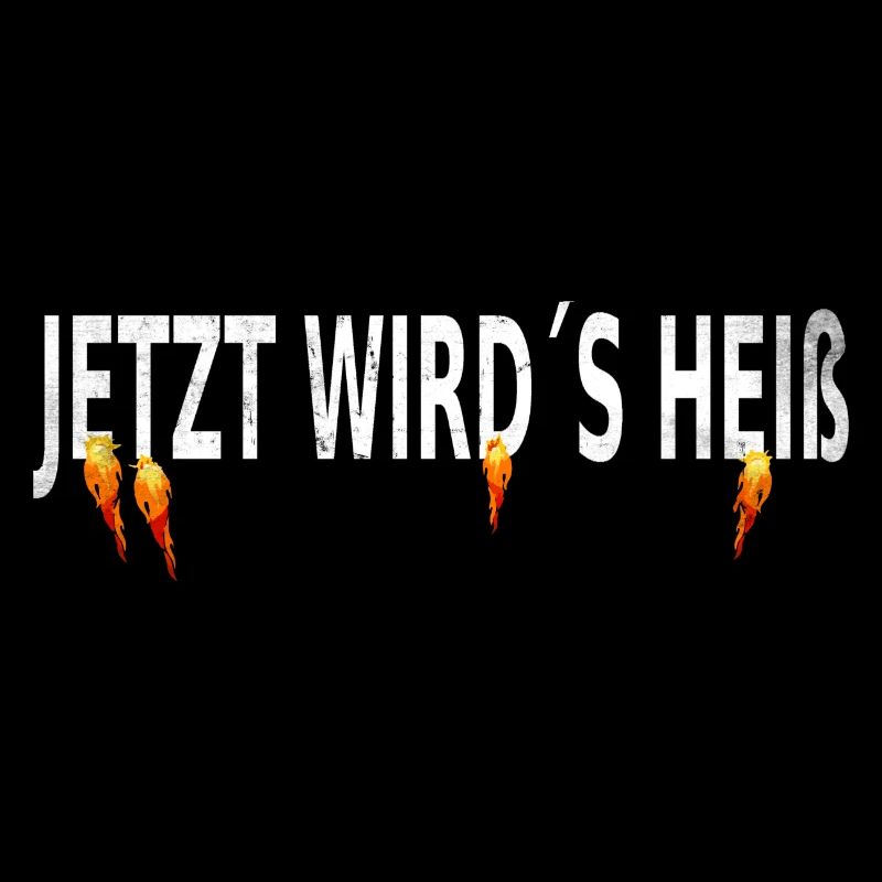 Jetzt wird es heiß, cooler Spruch Feuerwehr Flirt