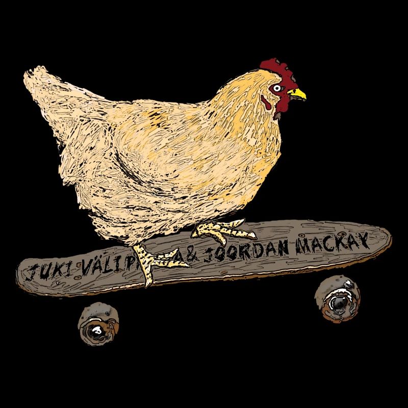 Skateboarding Chicken