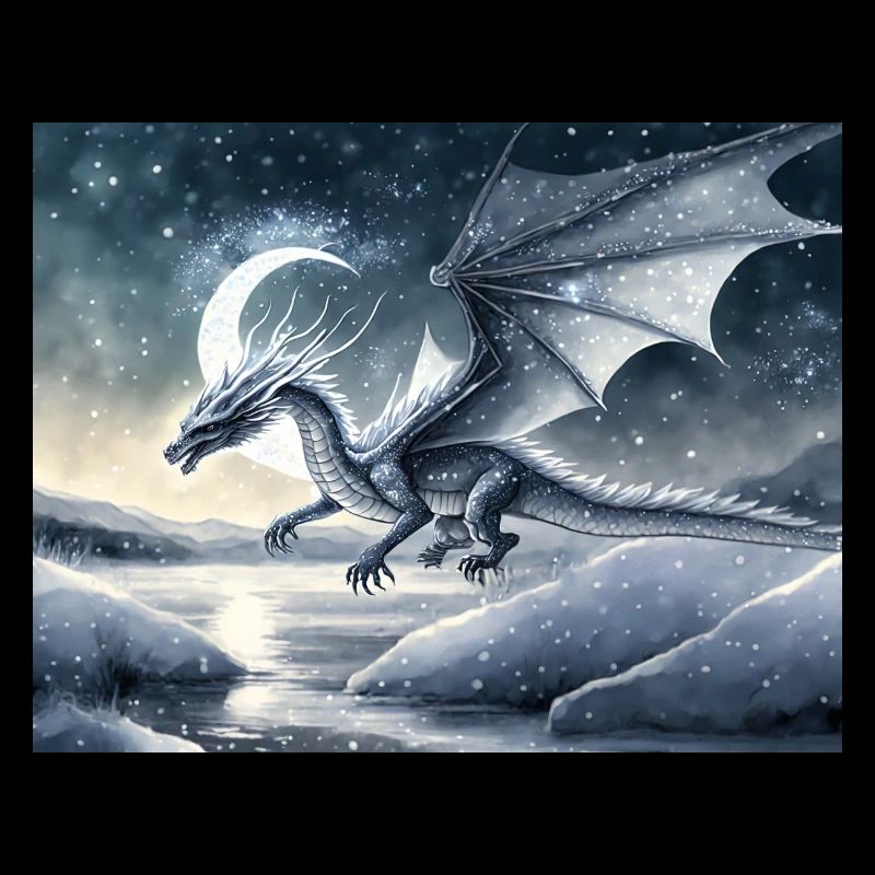 Silberdrache
