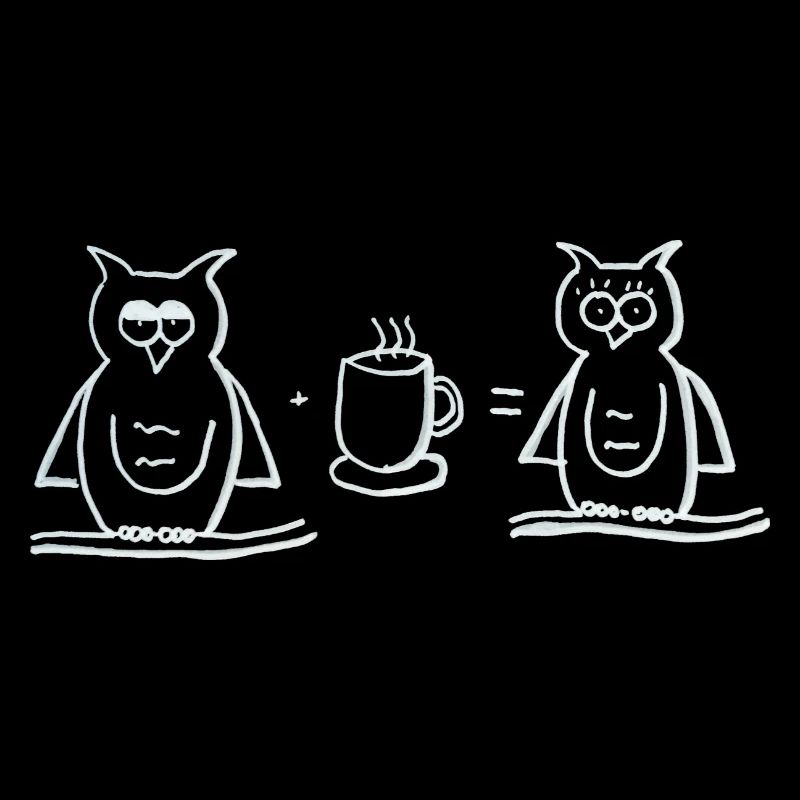Owl and Coffee / Eule und Kaffee