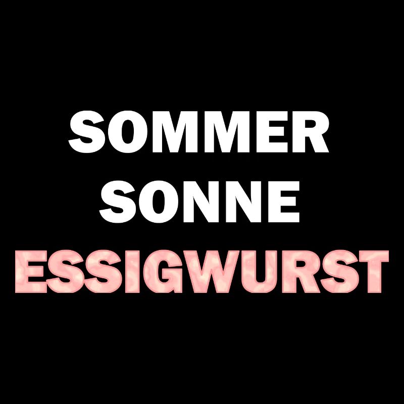 Sommer Sonne Essigwurst