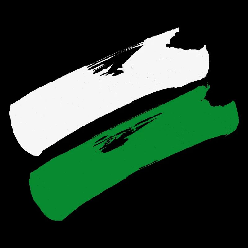 Drapeau de la Styrie - Rayures au pinceau