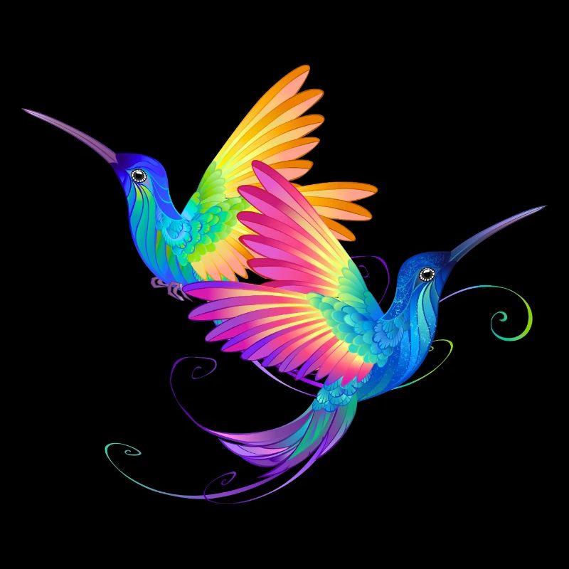 Rainbow bird pride