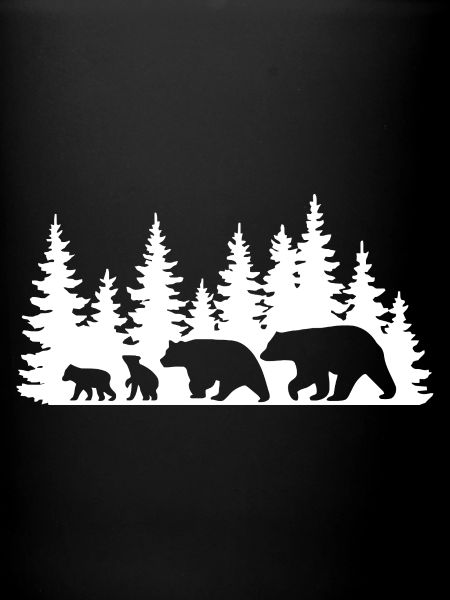 Silhouette Forêt Faune Design