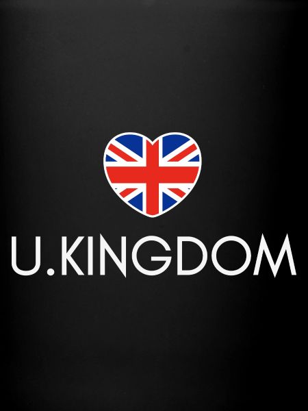 Cœur avec drapeau britannique