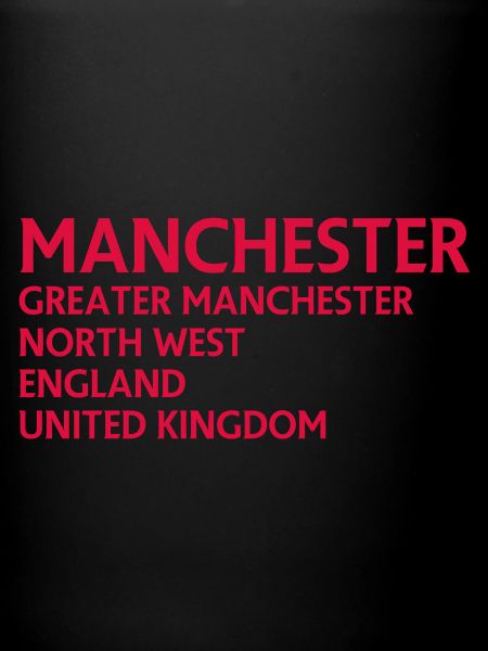 Manchester – England Lyric Design