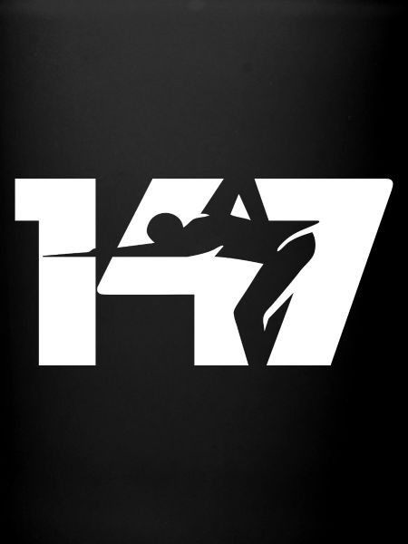 147 Snooker Icon (Blanc)