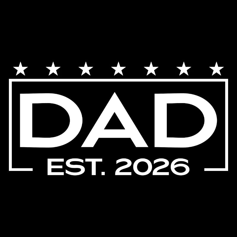 Papa 2026 Loading – Est. 2026 Design für Väter