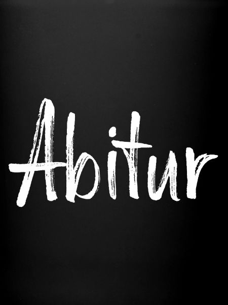 Abitur Hand Lettering Design